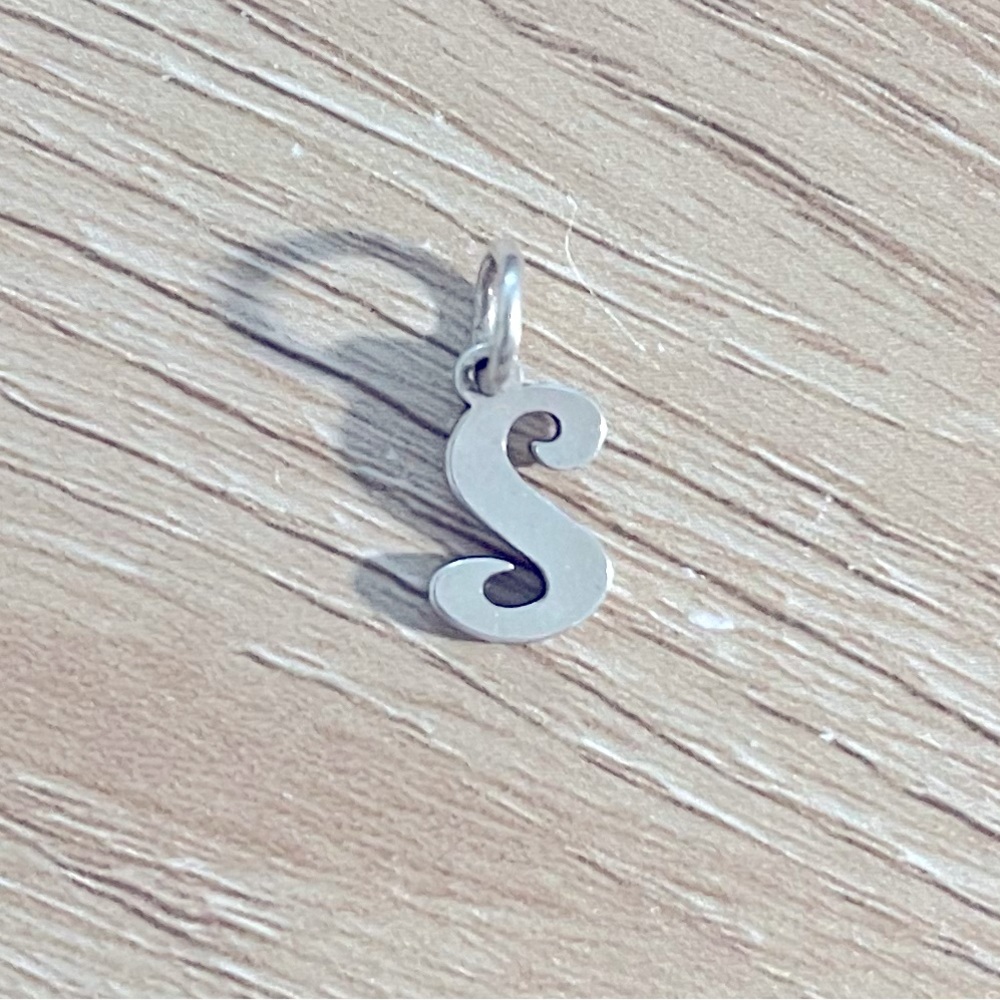 James Avery Script Initial Charm